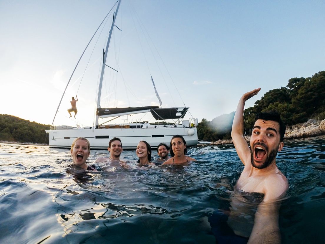 Freunde im Wasser